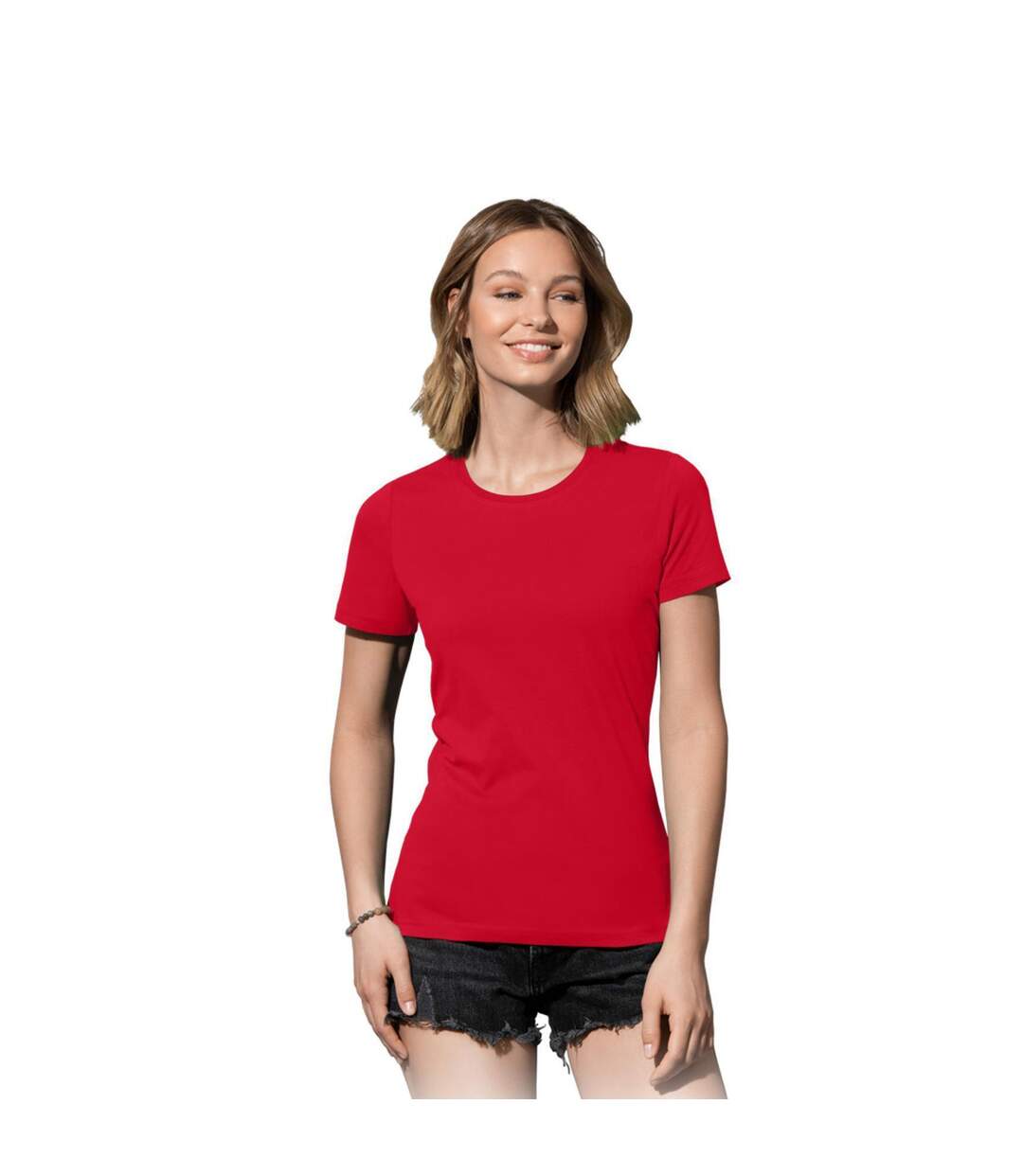 T-shirt femmes rouge Stedman