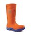Unisex Adult Fieldpro Thermo+ Safety Wellington Boots Orange Dunlop-1