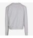 Build Your Brand Unisex Adults Premium Oversize Crew Neck Sweatshirt (White) - UTRW7682