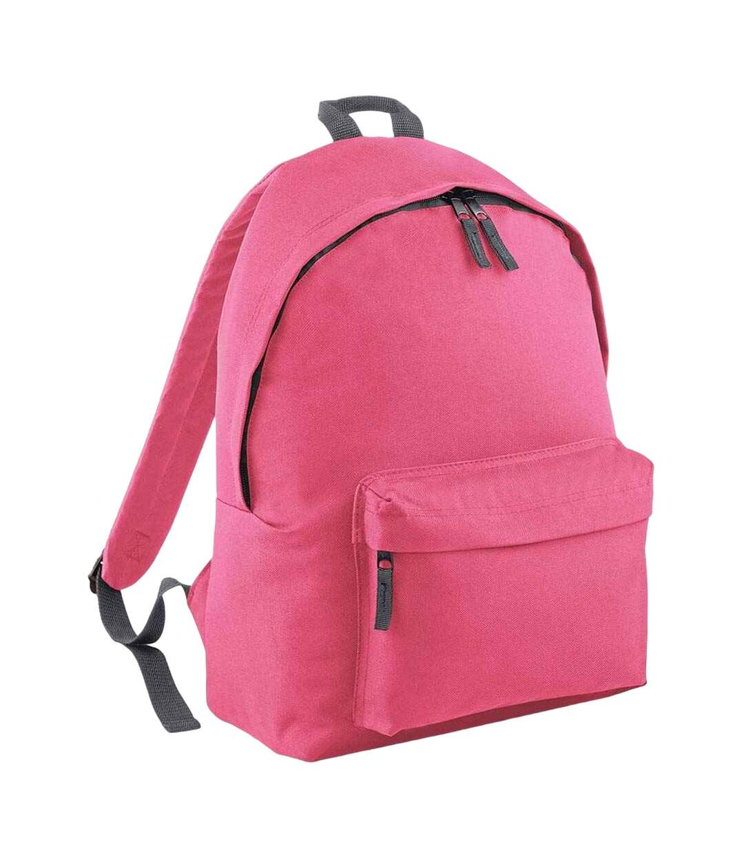 Sac À Dos Original Fashion Taille Unique Rose Vif Gris Foncé Bagbase-1
