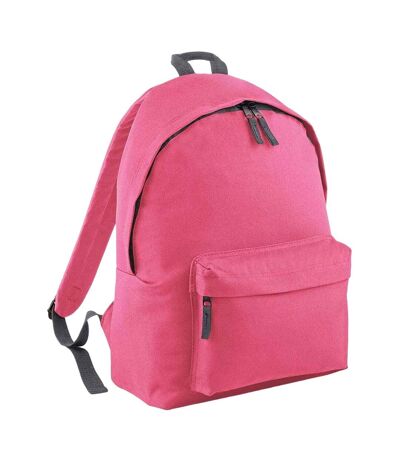 Sac À Dos Original Fashion Taille Unique Rose Vif Gris Foncé Bagbase
