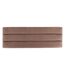 Banc design en velours et bois Explicit Chocolat-3