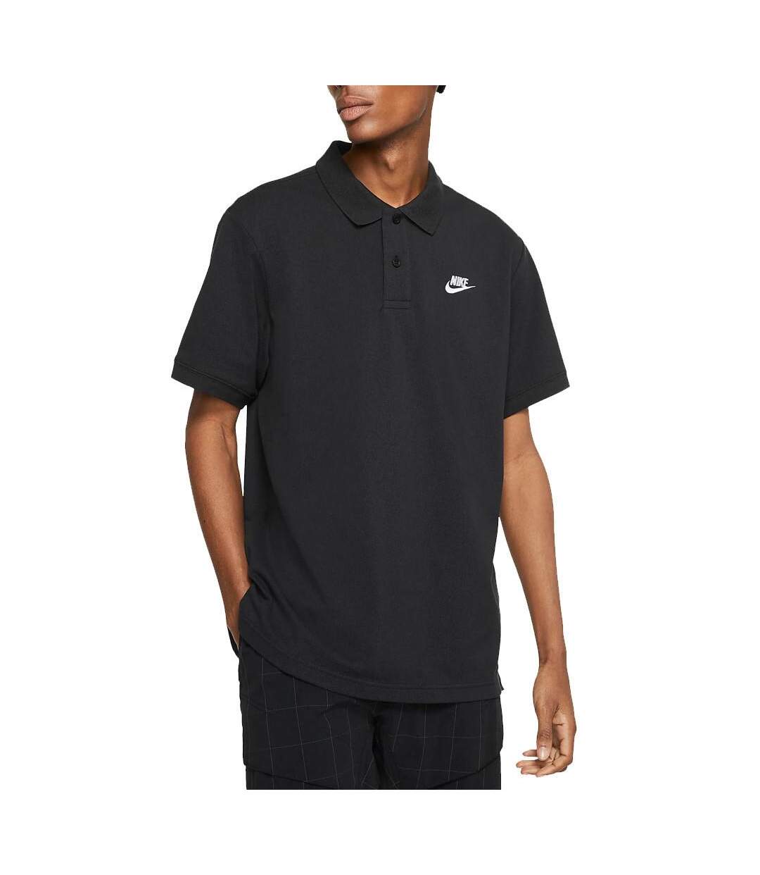 Polo noir homme Nike Club Essentials - L