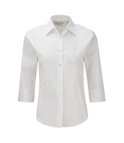 Collection Chemisier À Manches 3/4 Femme Blanc Russell