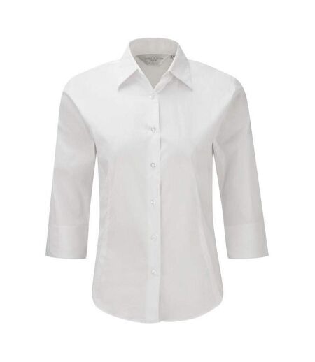 Collection Chemisier À Manches 3/4 Femme Blanc Russell