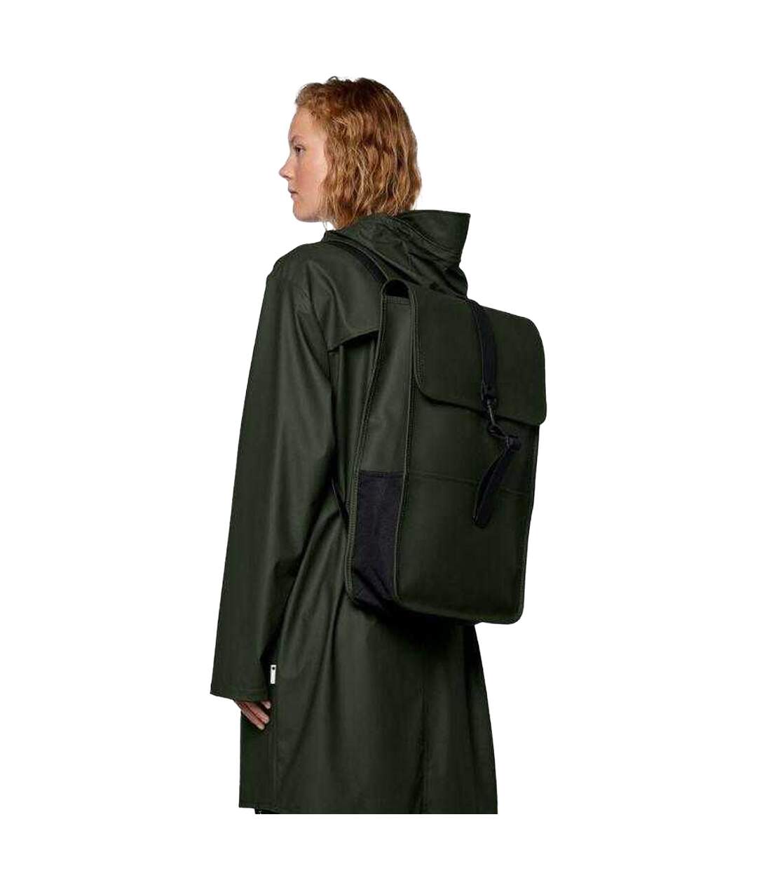 Sac À Dos Taille Unique Vert Rains-1