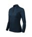 Polo Manches Longues Femme Bleu Marine Malfini-3