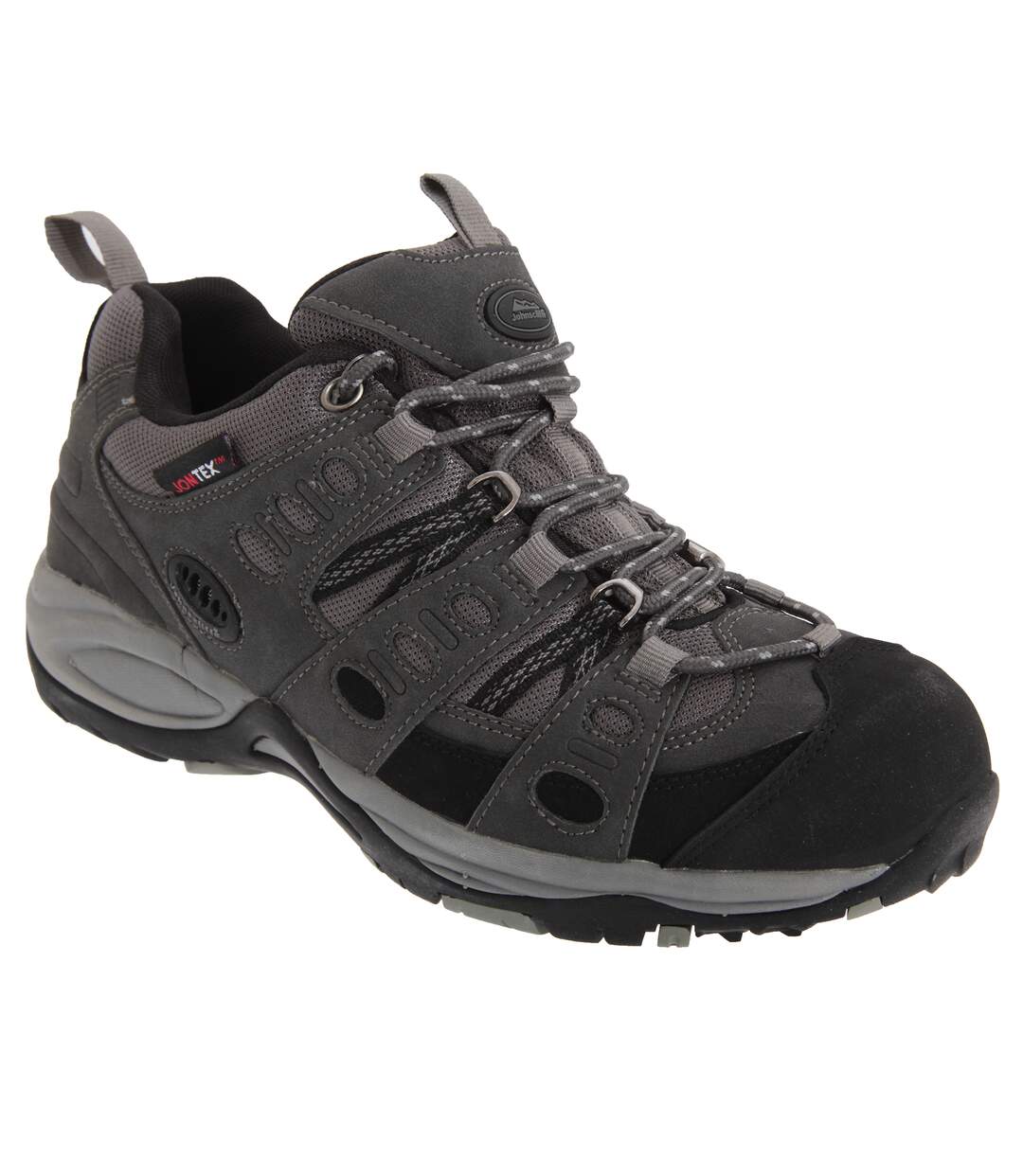 Kathmandu Chaussures De Marche Homme Gris Noir Johnscliffe-1