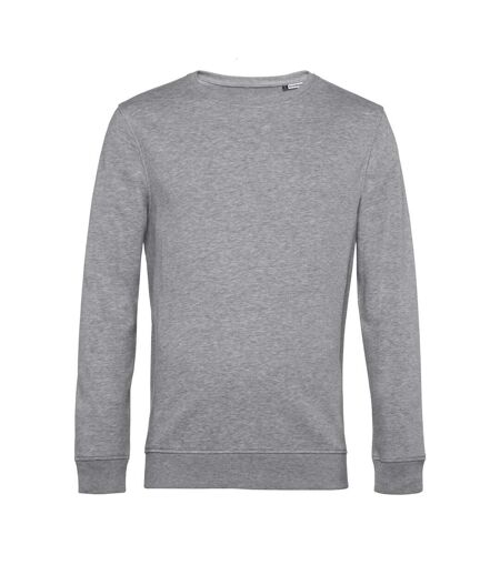 Mens inspire jumper heather grey B&C