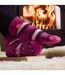 Ladies Stripe Lounge Socks With Lure-4