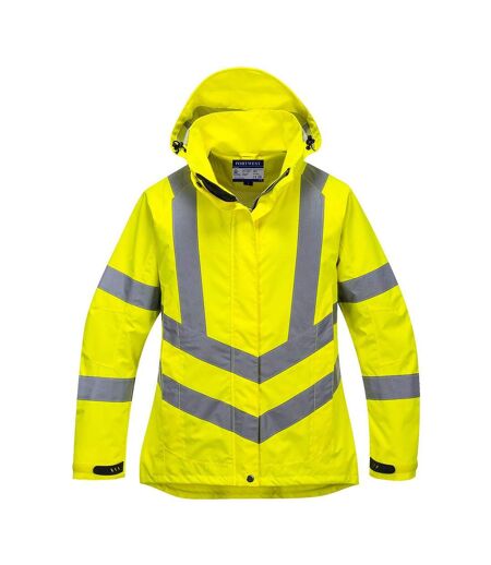 Portwest Womens/Ladies Rain Hi-Vis Breathable Jacket (Yellow) - UTPW662