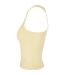 Débardeur Femme Jaune Pâle Build Your Brand-3