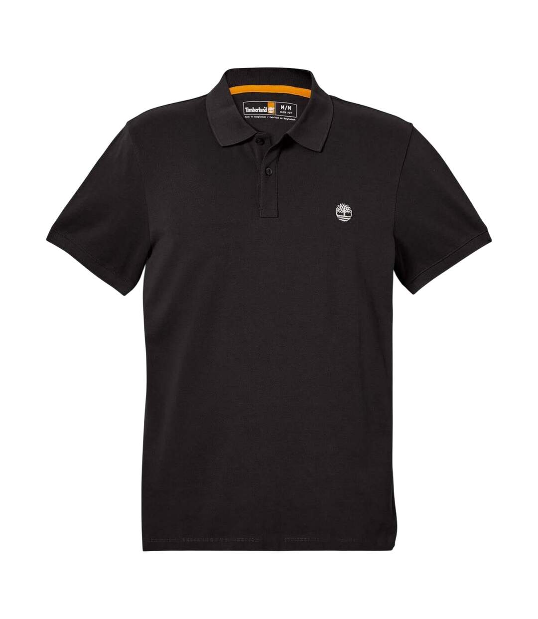 Polo Manches Courtes Style Logo Oyster River Homme Noir Timberland-2