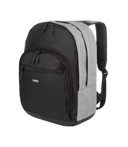 Two Tone Polyester Backpack One Size Grey Marl Hot Tuna