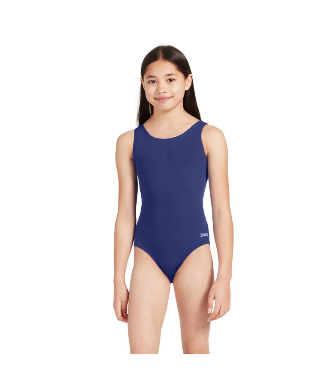 Maillot de bain 1 pièce cottesloe sportsback fille bleu marine Zoggs-3