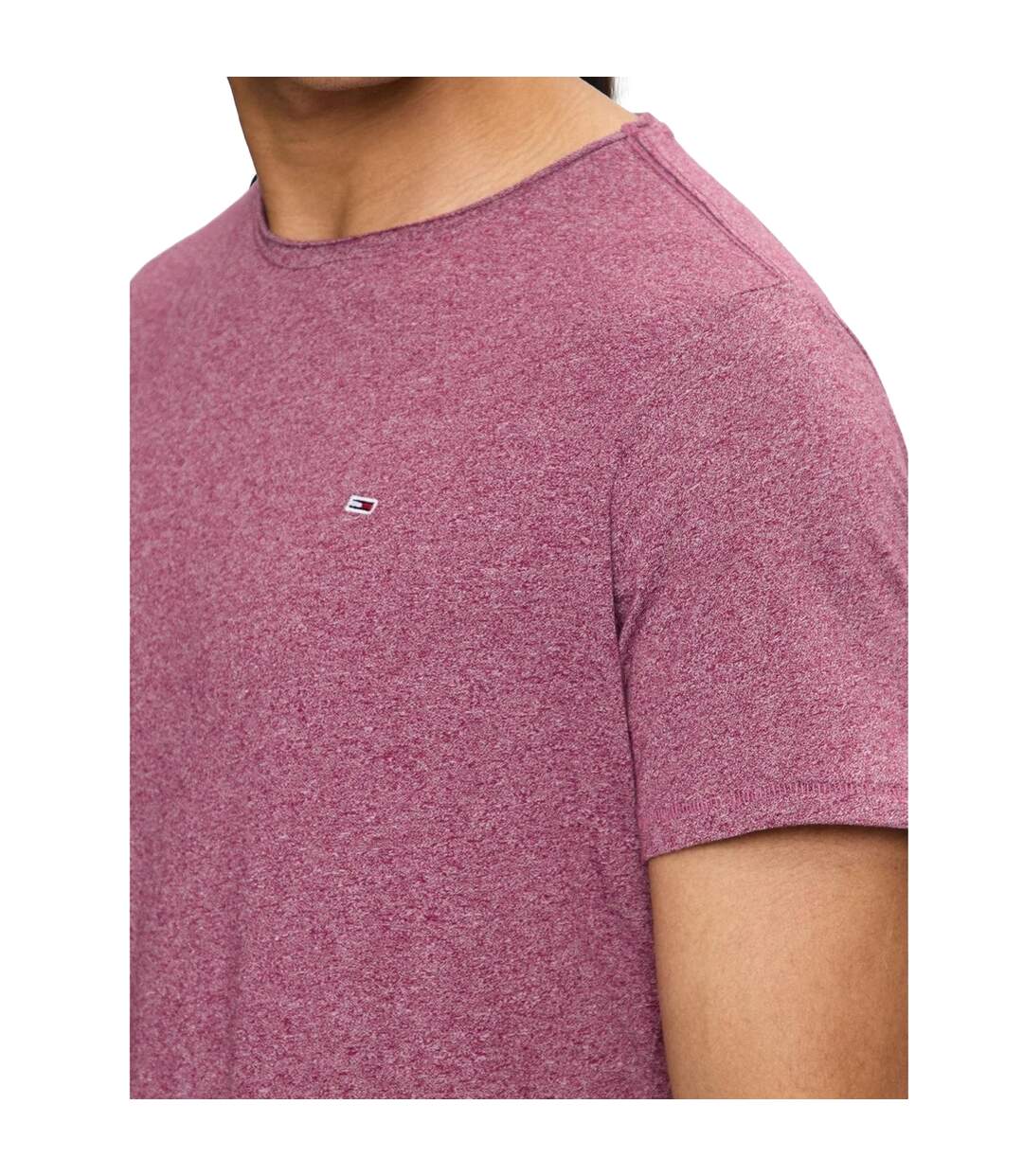 T-shirt Motif/style Logo Homme Violet Tommy Jeans-4