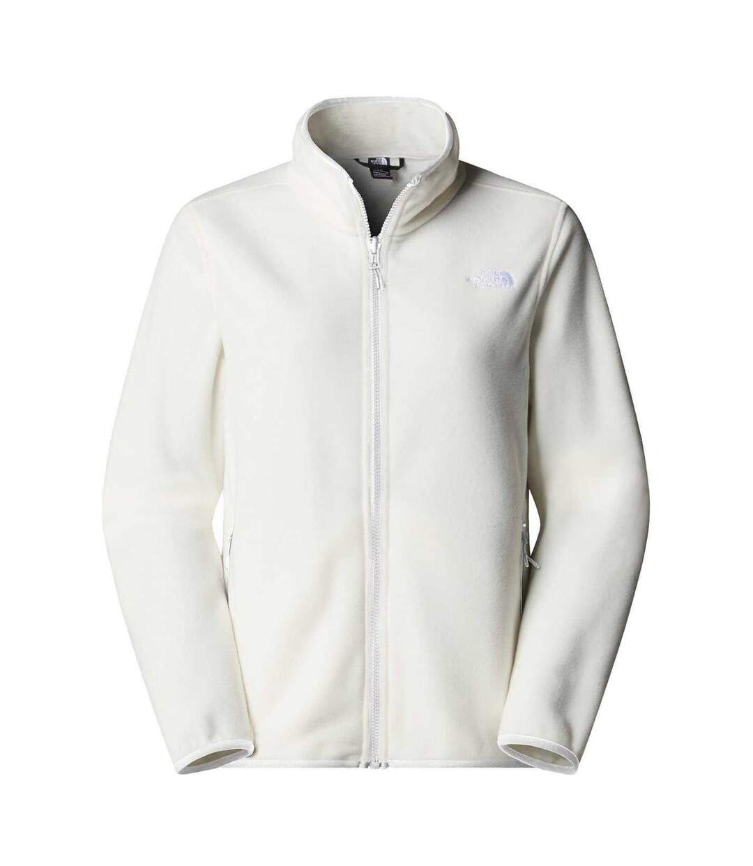 Womens/ladies 100 Glacier Fleece Jacket White The North Face-1