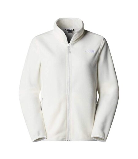 Womens/ladies 100 Glacier Fleece Jacket White The North Face