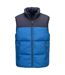 Unisex adult kx3 insulated baffled stitching body warmer quartz/dark navy Portwest-1