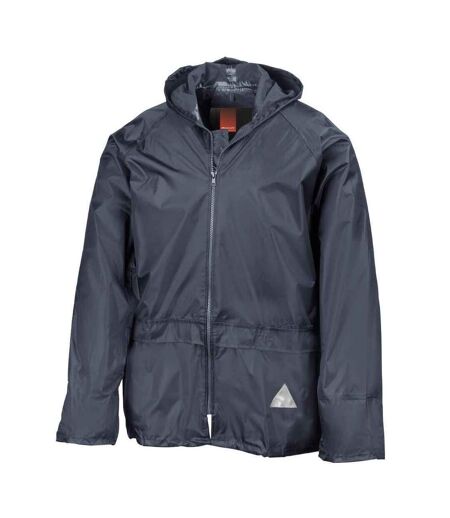 Unisex Adult Waterproof Jacket And Trousers Set Navy Result