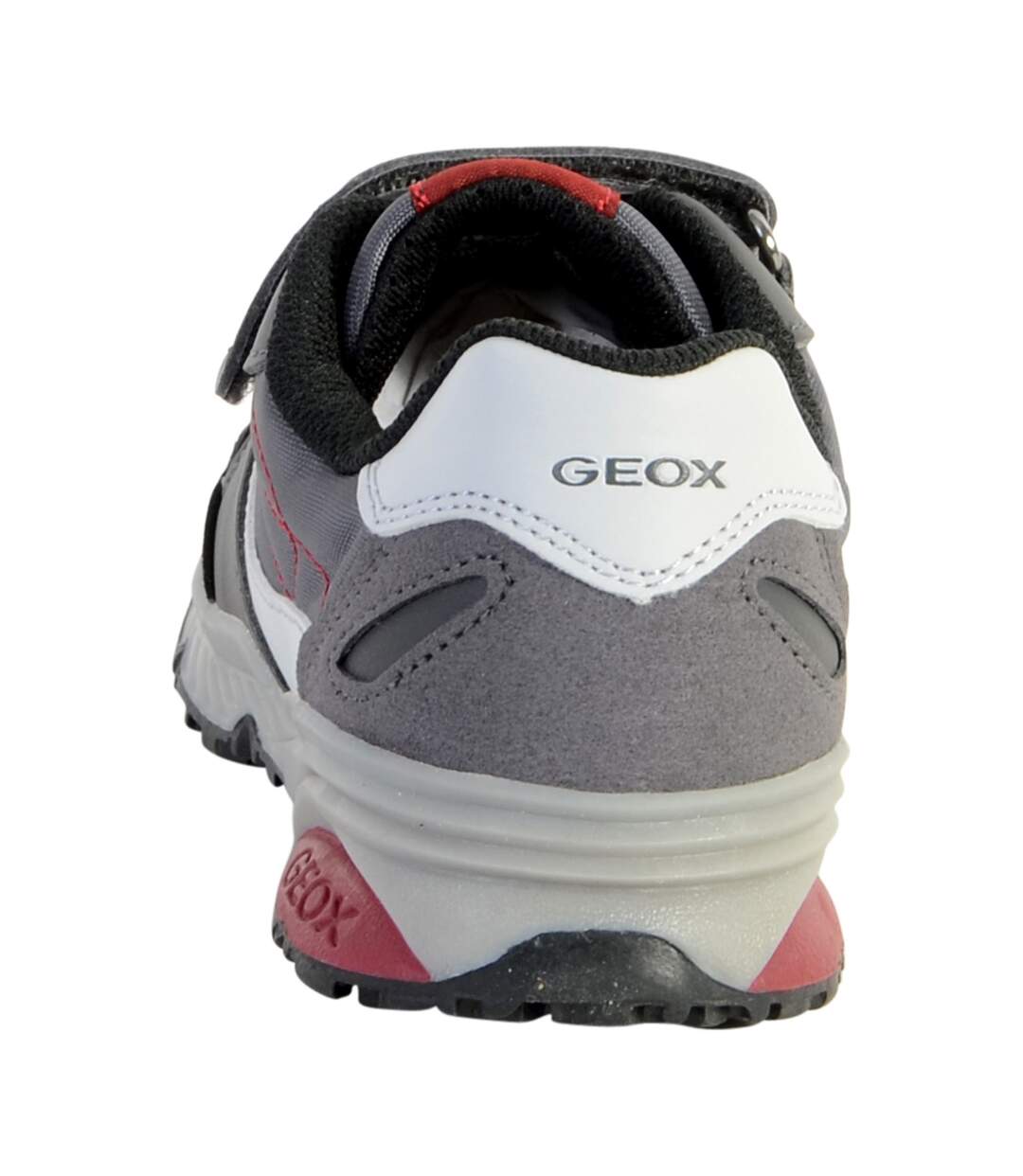 Basket Geox Enfant Bernie A Dark Grey Red-3