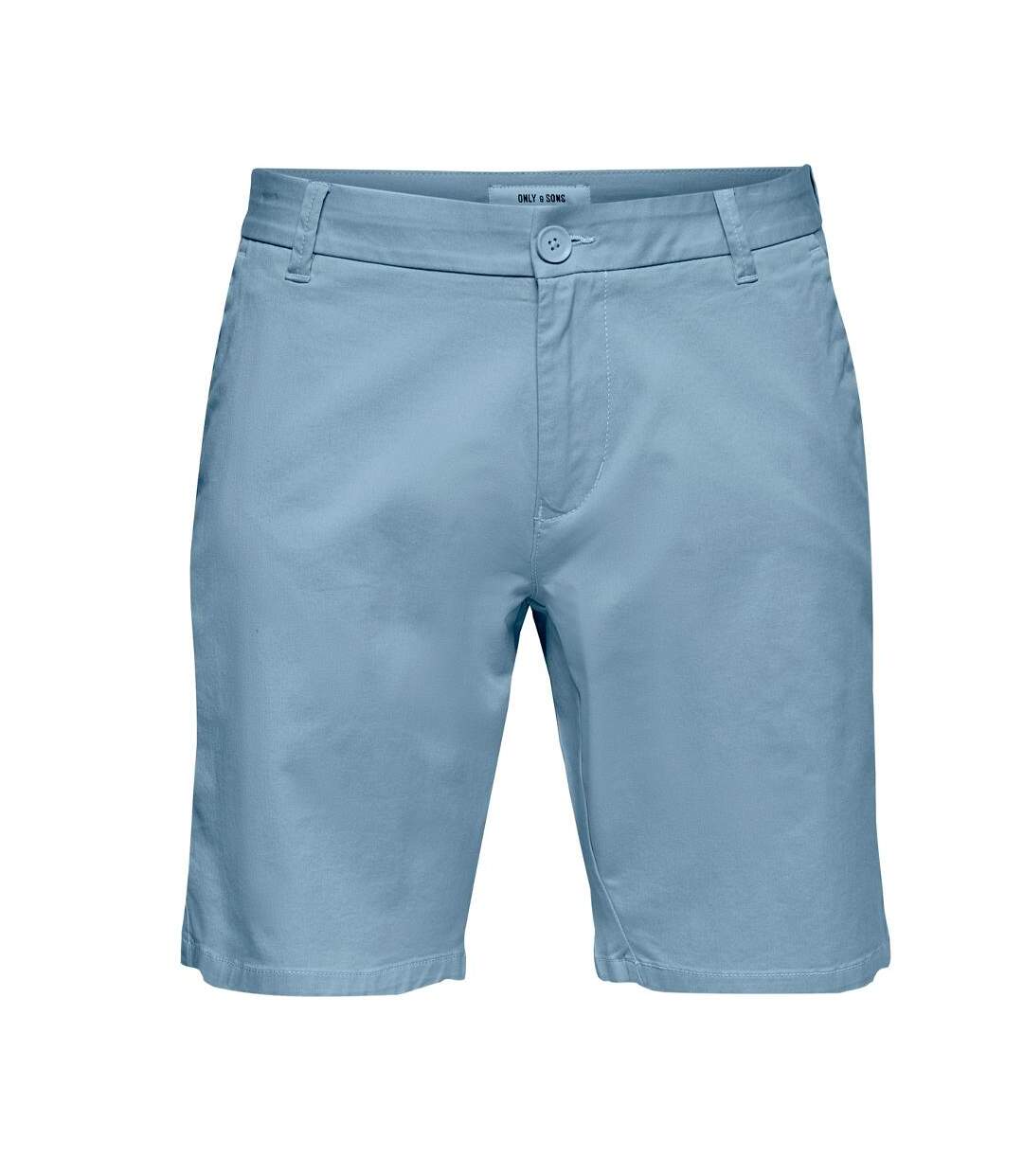 Short Chino Bleu Homme ONLY & SONS 22018237 - L-1