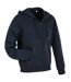 Mens Select Full Zip Hoodie Midnight Blue Stedman-2