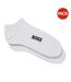 Lot De 2  Socquettes Adulte Blanc Boss-1