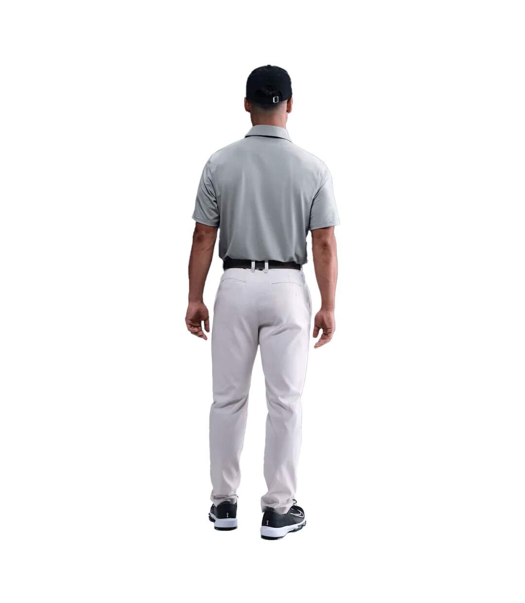 Polo Good Homme Gris Blanc Nike-3