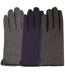 Isotoner Gants homme tactiles en laine, doublés imitation micro- imitation fourrure-2