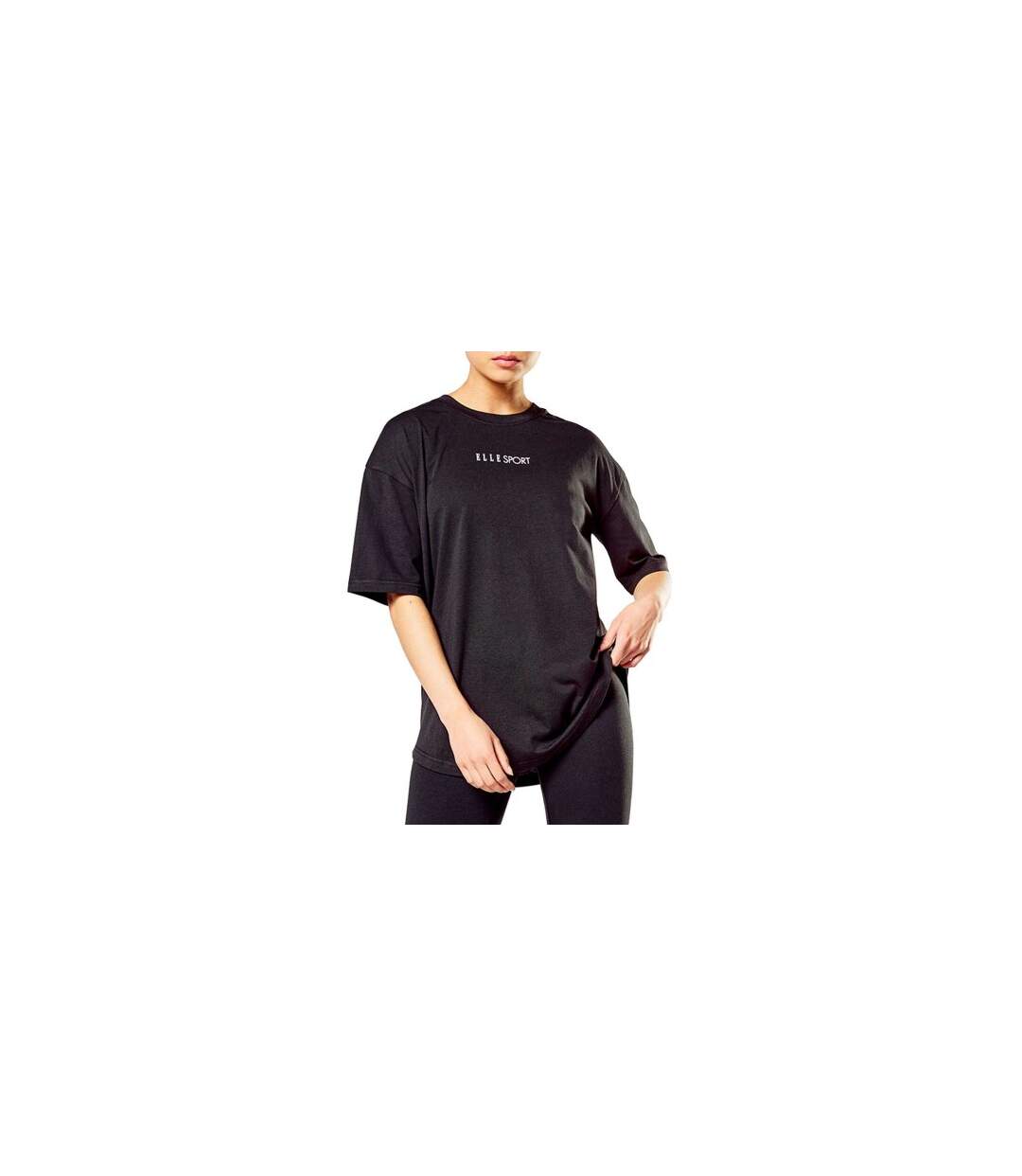 T-shirt Femme Noir Elle-1