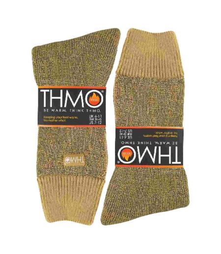 THMO Chaussettes Homme Thermiques Doublé Polaire