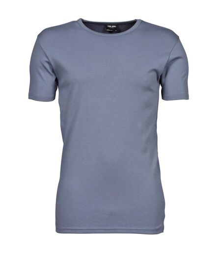 Tee Jays Mens Interlock Short Sleeve T-Shirt (Flint Stone)