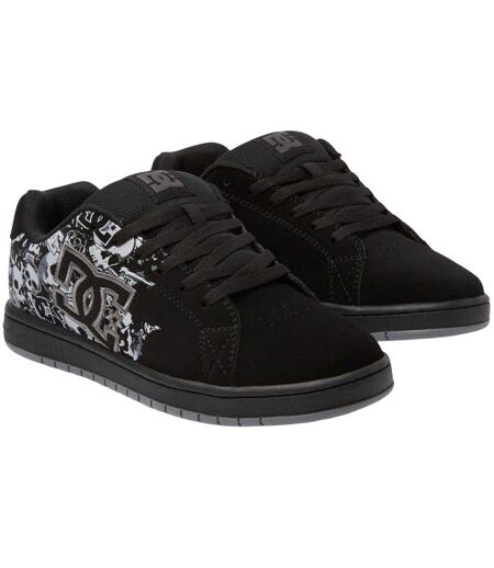 Mens Gaveler Suede Skate Shoes Black Gum DC