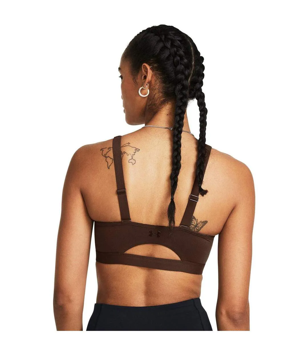 Brassière De Sport Femme Marron Under Armour-4