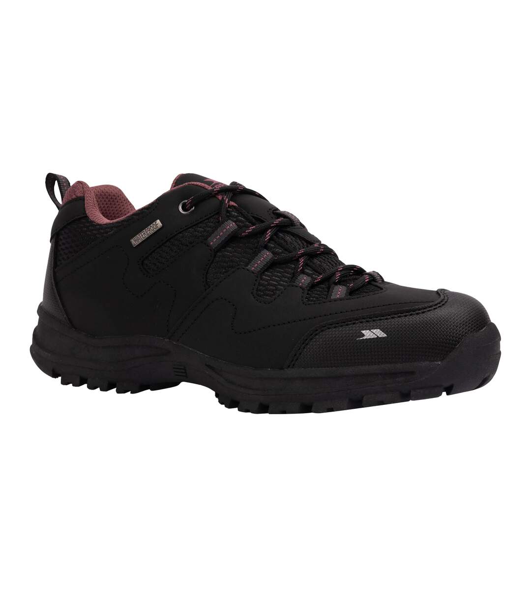 Womens/ladies mitzi low cut hiking shoes black Trespass-4