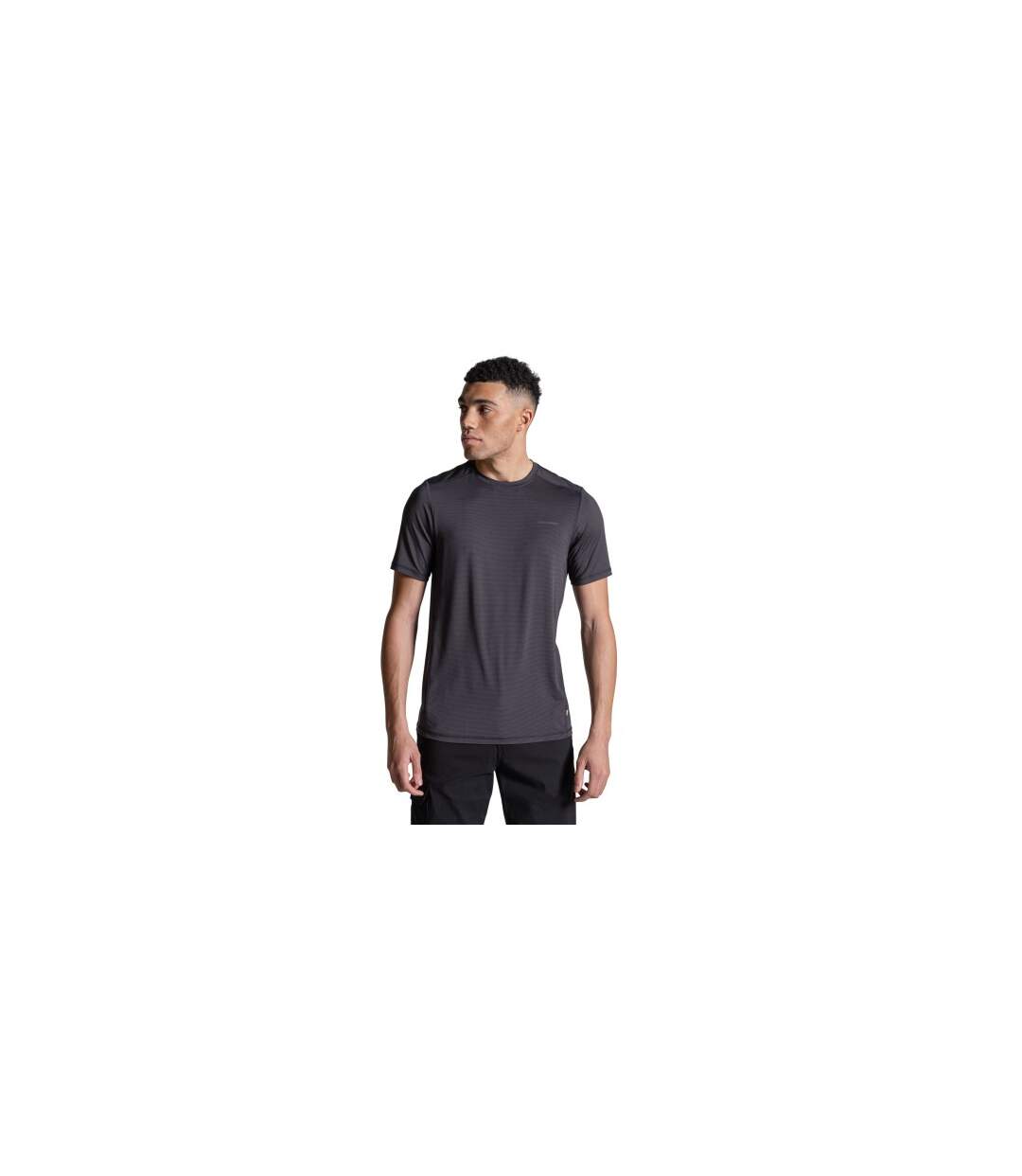 Mens Charon Ii Reflective Logo T-shirt Black Craghoppers-1