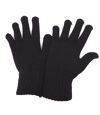 CLEARANCE - Womens/Ladies Winter Gloves (Black) - UTGL345