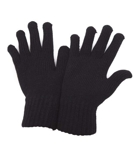 CLEARANCE - Womens/Ladies Winter Gloves (Black)