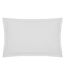 Taie d'Oreiller Percale 50x70cm Blanc-1