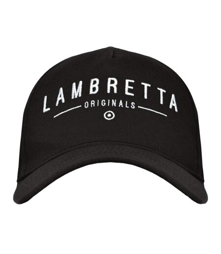 Originals Cotton Blend Baseball Cap Black Lambretta