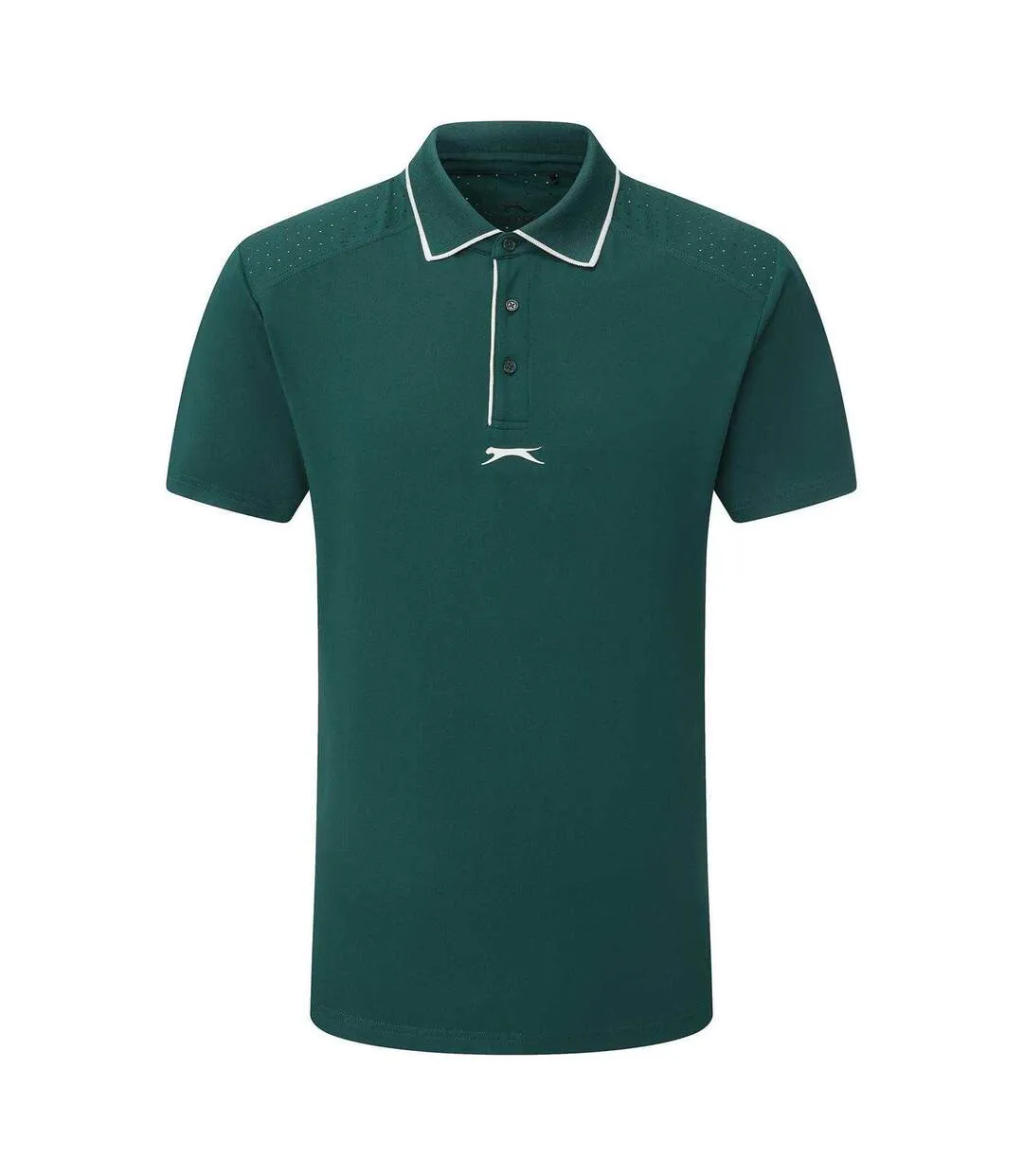 Polo Manches Courtes Homme Vert Slazenger-1