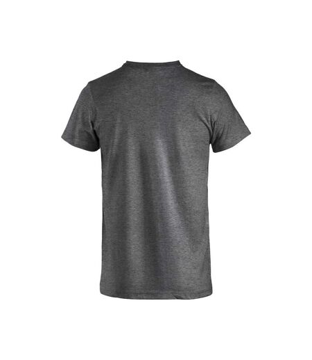 Mens Melange T-shirt Anthracite Clique