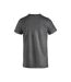 Mens Melange T-shirt Anthracite Clique-2
