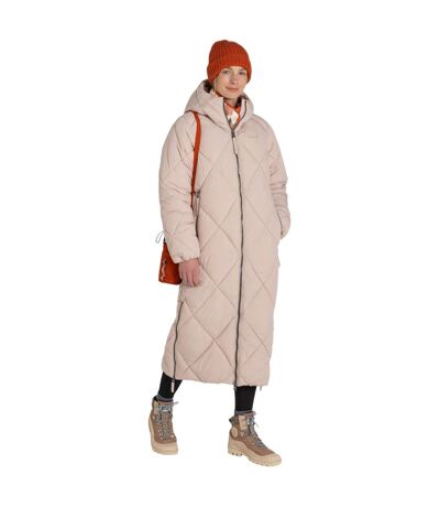 Womens/ladies Sarmiento Hooded Insulated Jacket Fresh Beige Craghoppers