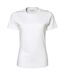 T-shirt à manches courtes 100% coton femme blanc Tee Jays-1