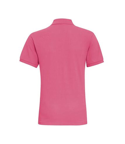 Asquith & Fox Mens Plain Short Sleeve Polo Shirt (Pink Carnation) - UTRW3471