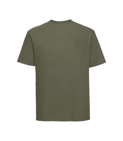 Russell Mens Classic Ringspun Cotton T-Shirt (Olive)