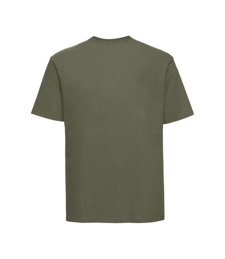 Russell Mens Classic Ringspun Cotton T-Shirt (Olive)