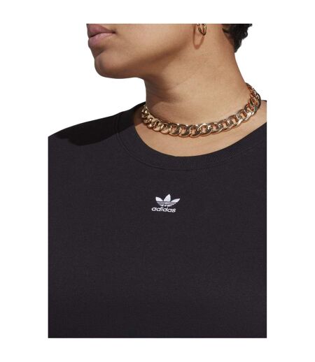 Sweat Motif/style Trèfle Femme Noir Adidas